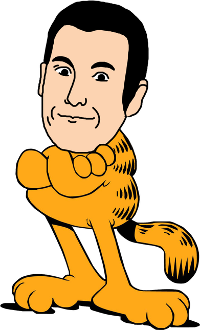 Adam Sandler Png File (pink, orange, black)