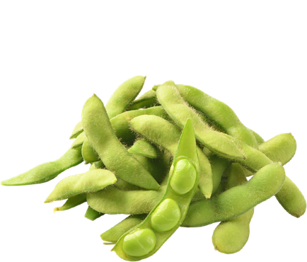 Edamame Transparent Background (black, gray, white)