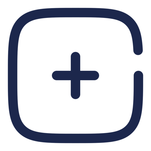 Add Square Free Png Icon Download (navy, black)