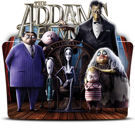 Addams Family Png Hd Image (black)