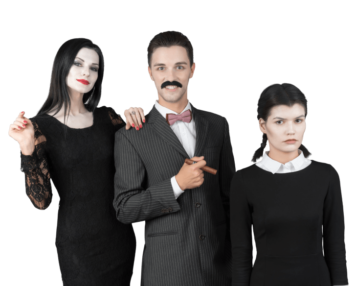 Addams Family (black, gray)