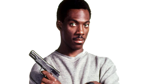 Eddie Murphy Transparent Background (lavender, black, white)