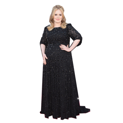 Adele Transparent Images Png (black)