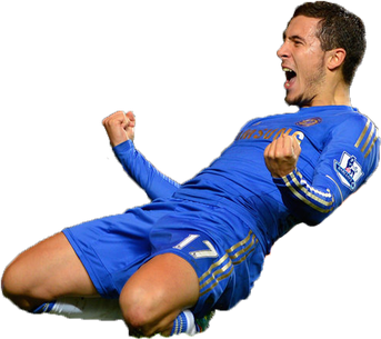 Eden Hazard Png Photo (black, teal)