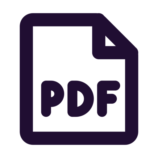 Pdf Free Png Icon Download (black)