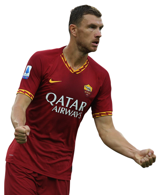 Edin Dzeko Png Clipart (black, maroon)