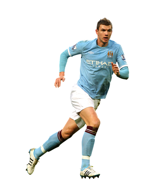 Edin Dzeko Png File (black, beige, white)