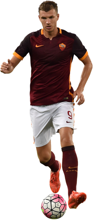 Edin Dzeko Png Image (black)