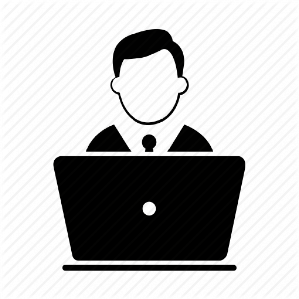 Admin Profile Vector Png Photos (black, indigo)