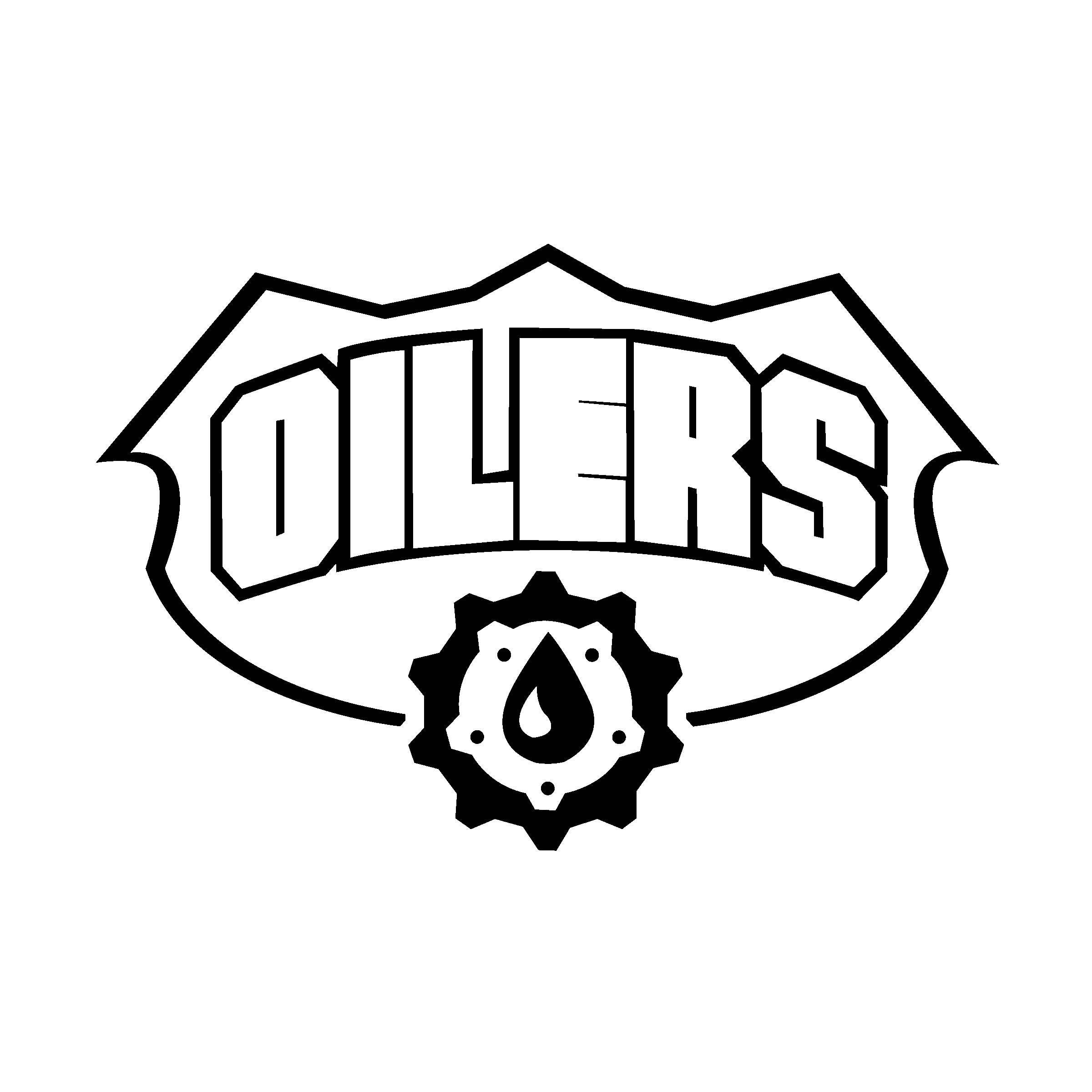 Edmonton Oilers Png File (lavender, black, white)