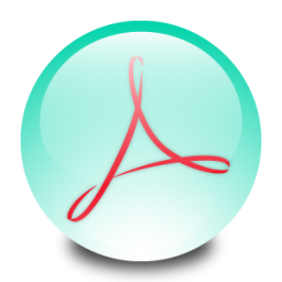 Adobe Acrobat Distiller Free Png Icon Download (indigo, black, mint)