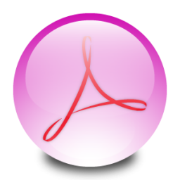 Adobe Acrobat Professional Free Transparent Png Icon Download (indigo, black, plum, pink)