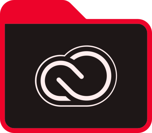 Adobe Creative Cloud Folder Icon Free Png Icon Download (red, maroon, black)