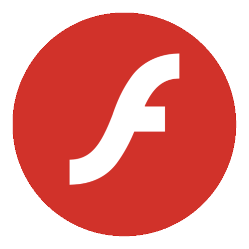 Adobe Flash Player Free Png Icon Download (chocolate, black, white)