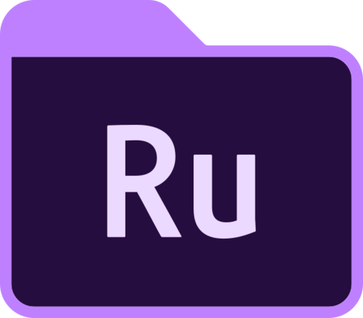 Adobe Premiere Rush Folder Icon Free Png Icon Download (violet, lavender, black, indigo)