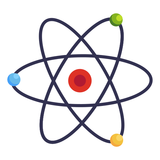 Education Atom Science Icon Free Transparent Png Icon Download (black, indigo)