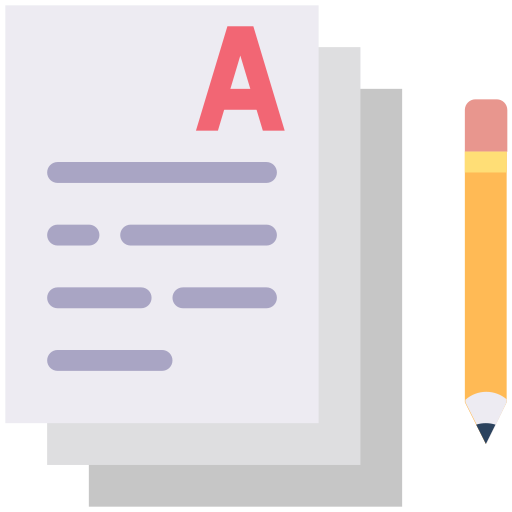 Education Rating Grade Paper Document Pencil Icon Free Nobackground Png Icon Download (silver, lavender, salmon, black)