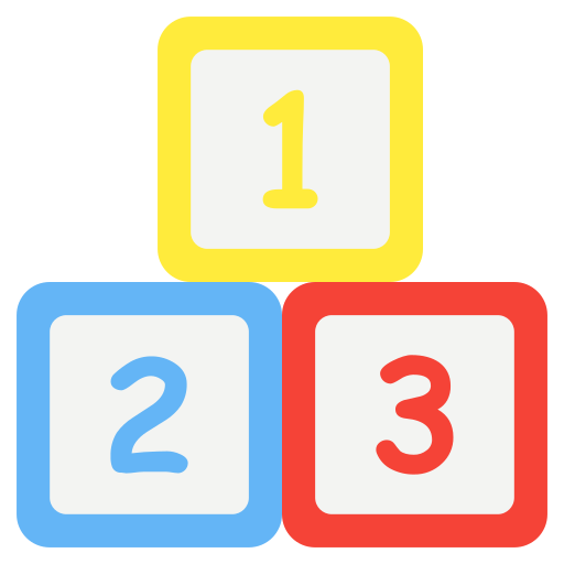 Education School Blocks Building Study Learn Numbers Icon Free Transparent Png Icon Download (silver, yellow, black, lavender, chocolate)