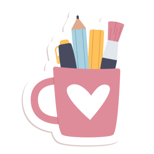 Education School Study Sticker 5 Free Transparent Png Icon Download (lavender, salmon, indigo, black, white)