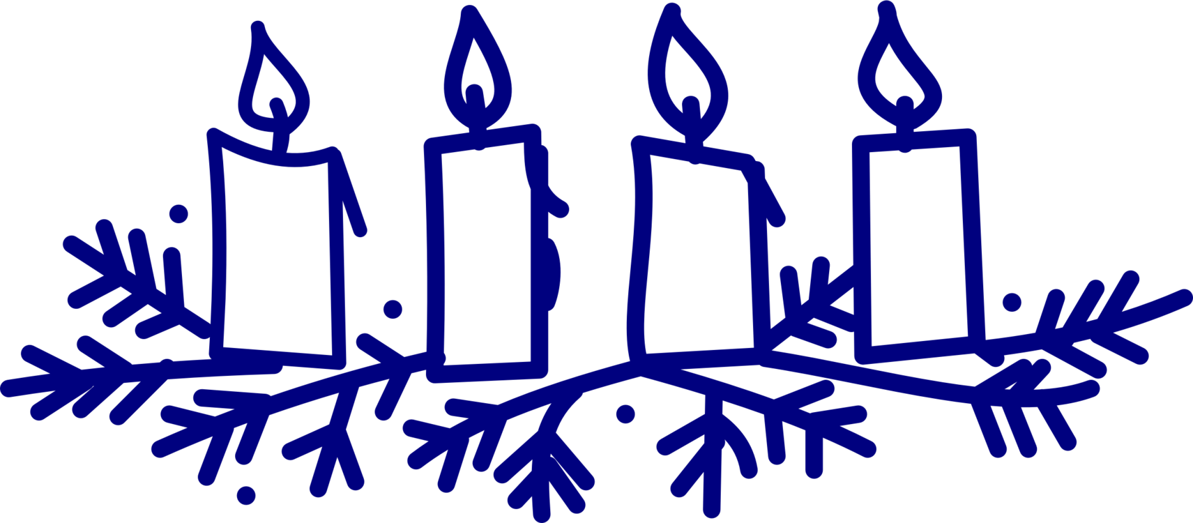 Advent Png Image (black, navy)