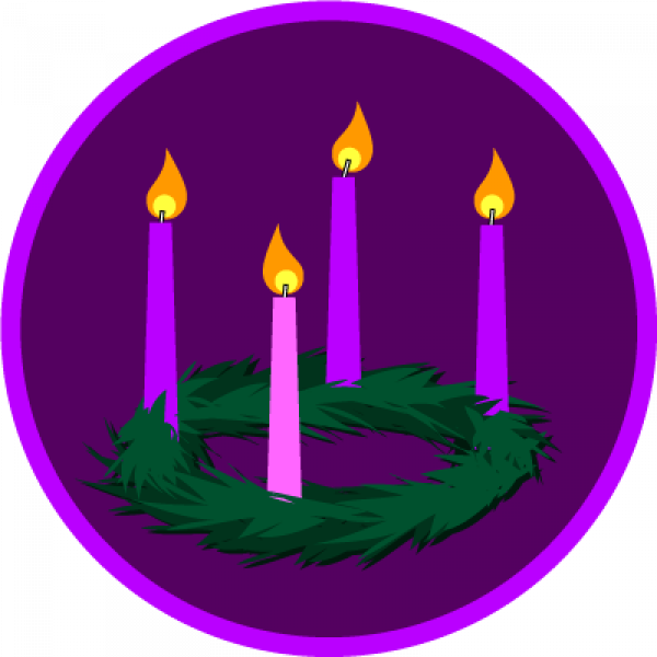 Advent Png Transparent (green, black, purplish red, indigo)