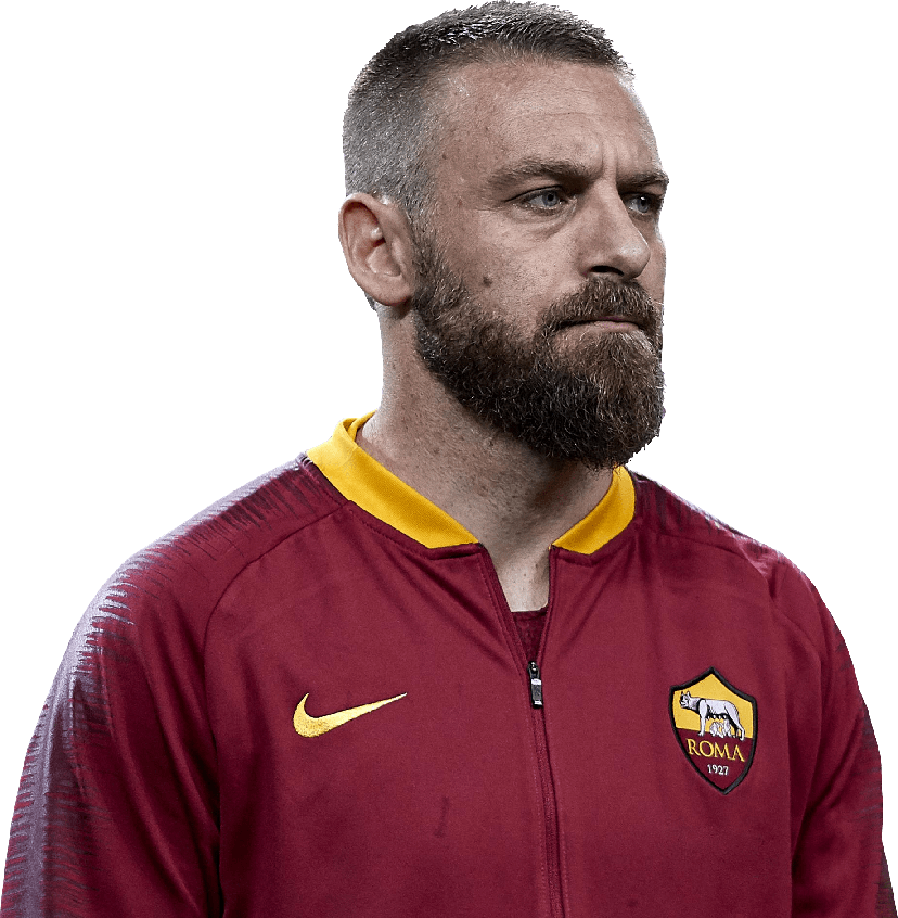 De Rossi Png Isolated Pic (black, maroon)