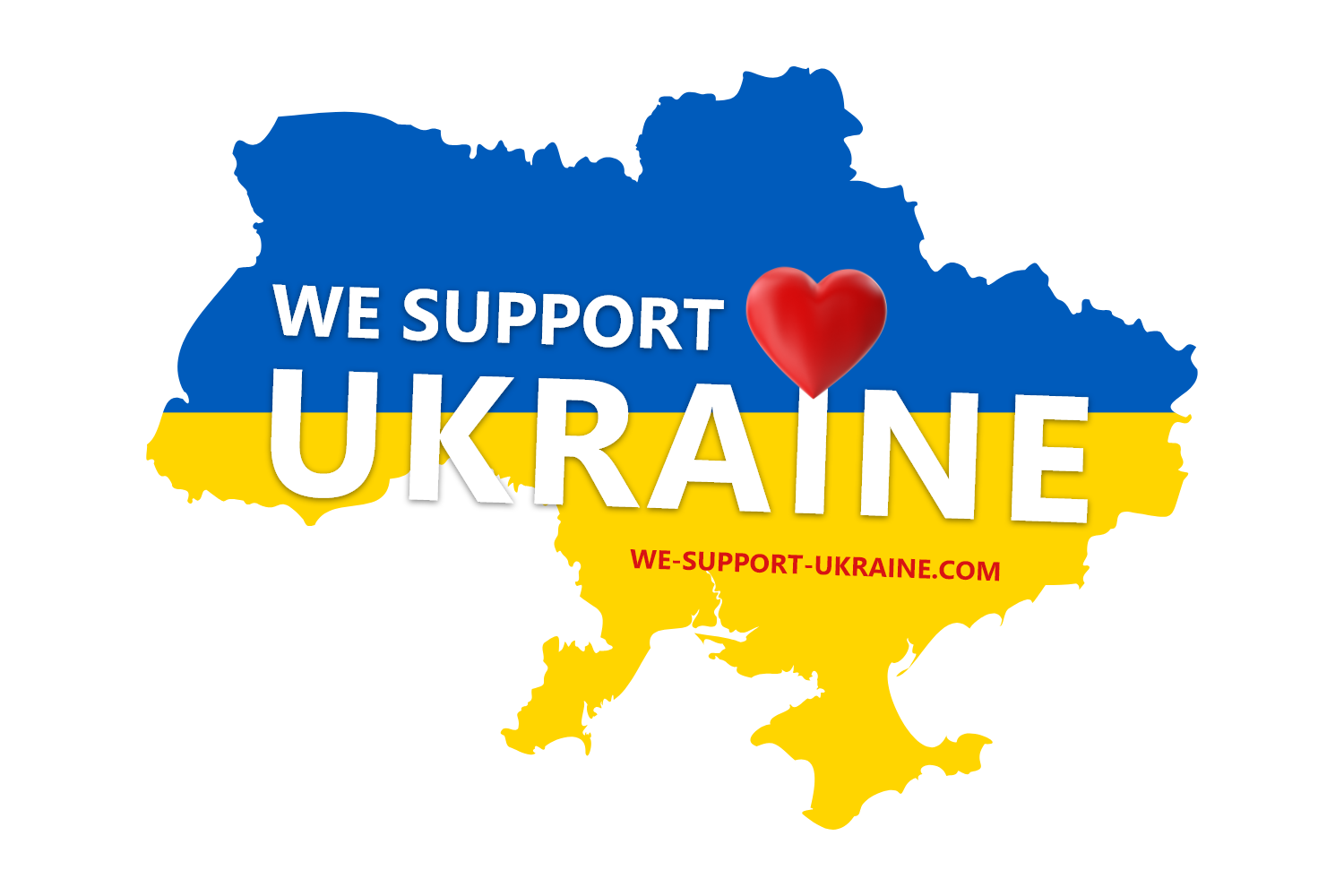 We Support Ukraine Flag Png File (gold, black, teal, white)