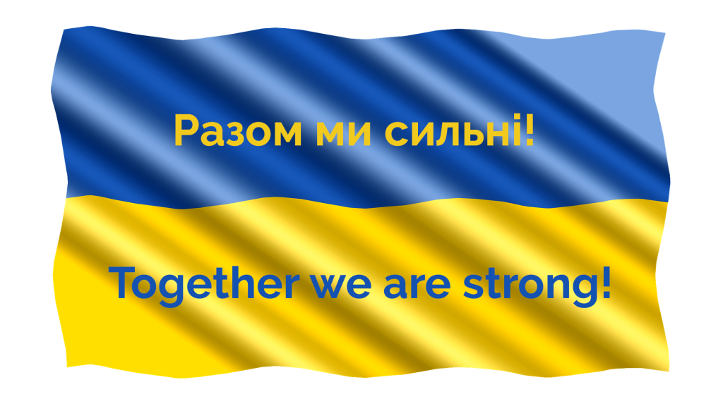 We Support Ukraine Flag Png Image (gold, black, teal, silver)