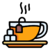 Tea Cup With Bag Icon Free Nobackground Png Icon Download (maroon, black, gray, pink, orange)