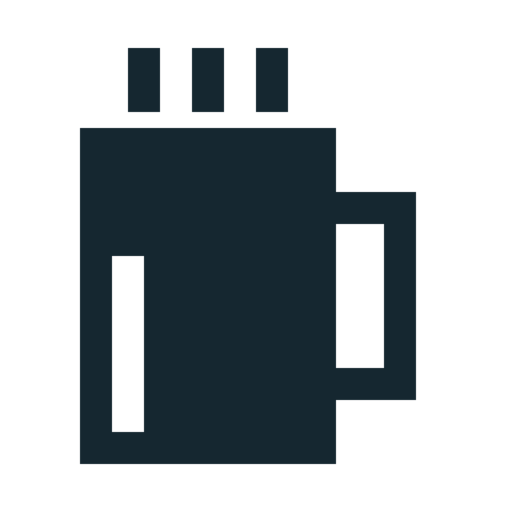 Tea Office Drink Free Png Icon Download (black)