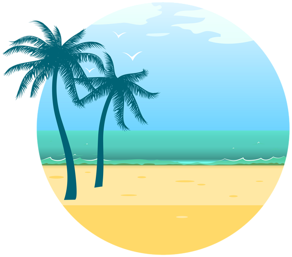 Beach Cartoon Png Hd Isolated (teal, silver, black, pink, salmon)