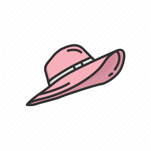 Beach Hat Png Isolated Pic (black, indigo)