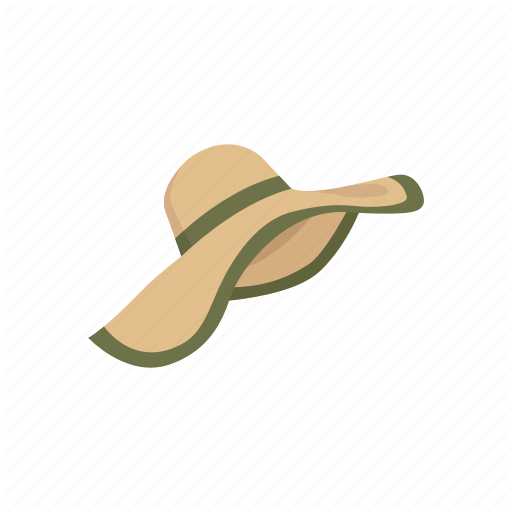 Beach Hat Transparent Png (black, indigo, silver)