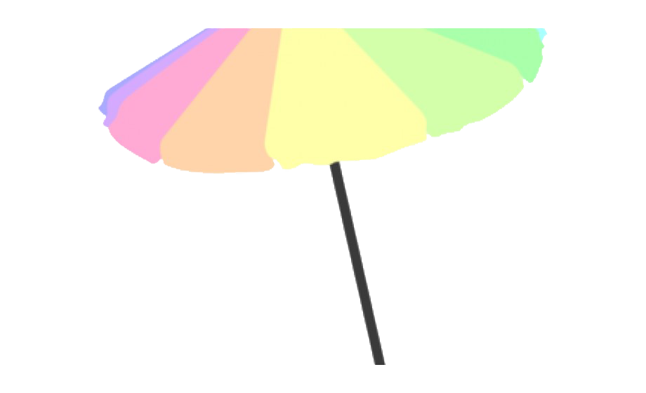 Beach Umbrella Png Clipart (pink, mint, beige, white)