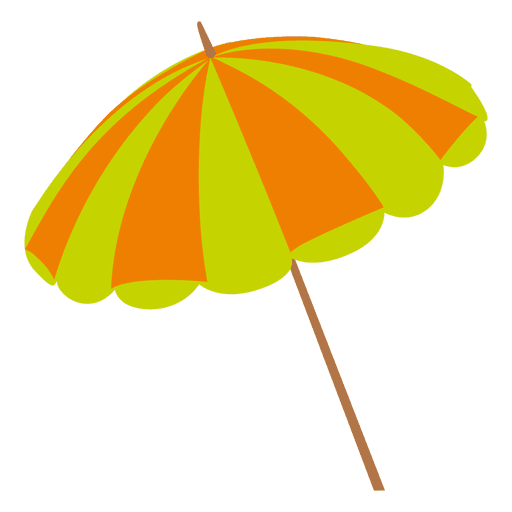 Beach Umbrella Png Transparent Picture (gold, gray, orange)