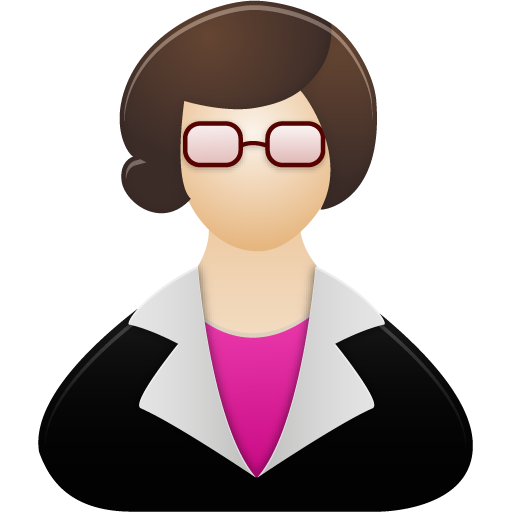 Teacher Female Free Png Icon Download (lavender, black)