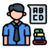 Teacher Man User Avatar School Icon Free Transparent Png Icon Download Path (greenish blue, black, gray, pink, teal)