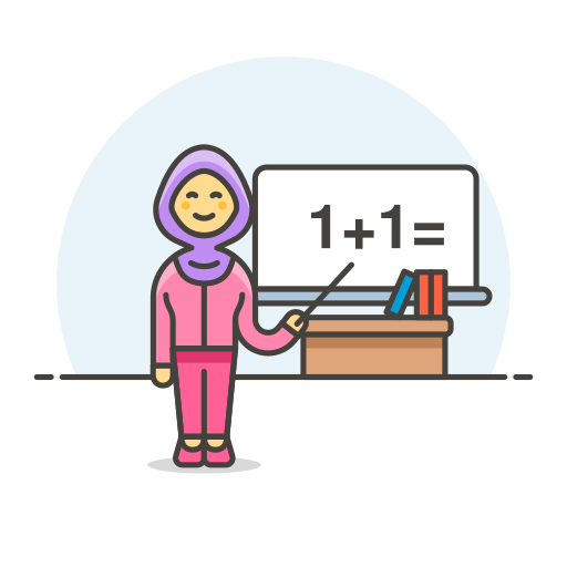 Teachermathsfemale Free Transparent Png Icon Download (salmon, white, black, gray, lavender)