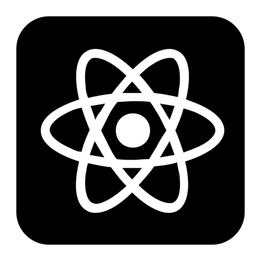 React Logo Programming 2 Free Png Icon (white, lavender, black, gray)