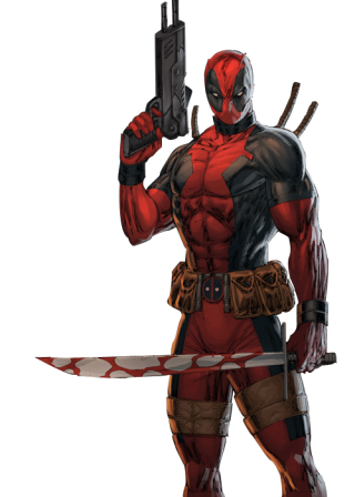 Dead Pool Png (black, maroon)