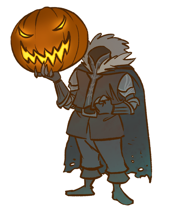 Headless Horseman Png File (indigo, black, gray)