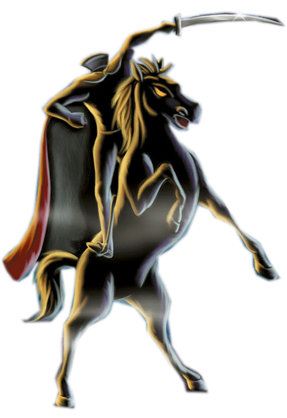 Headless Horseman Png Hd (indigo, black)