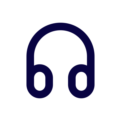 Headphone 1 Free Png Icon Download (navy, black)