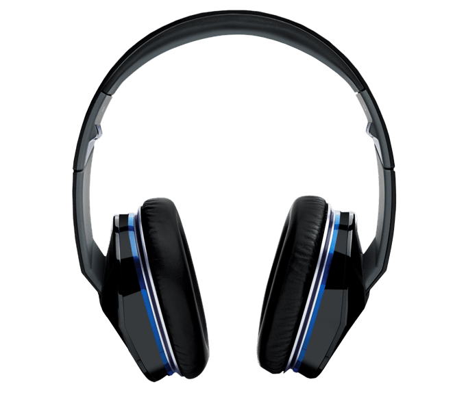 Headphones Transparent Png (indigo, black)