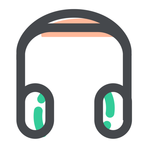 Headphones Music Free Png Icon Download (olive, pink, indigo, teal, black)