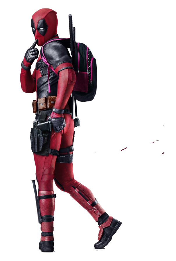 Deadpool Movie Background Isolated Png (black)