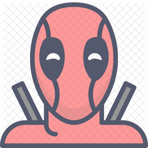 Deadpool Movie Png Picture (gray, black, salmon)