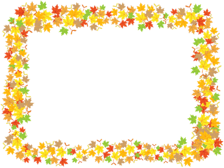 Leaf Frame Png Pic (black)