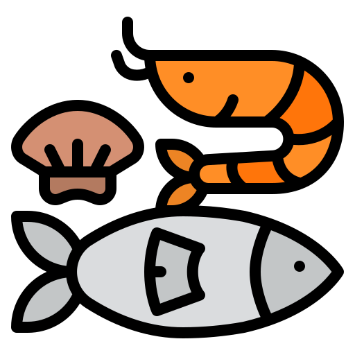 Seafood Png Hd Isolated (lavender, black, salmon, orange, silver)