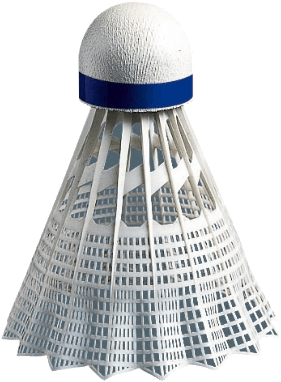 Real Badminton Shuttlecock Transparent Png (navy, black, white)